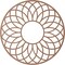 Ekena Millwork Cannes Wood Fretwork Pierced Ceiling Medallion, Wood (Paint Grade), 30"OD x 10 1/4"ID x 3/8"T CMWP30X30X0375CNMF - alternate 2